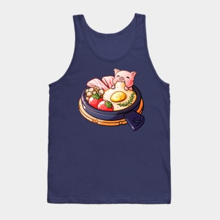 Piggy Breakfast | Bacon & Egg Hotplate Tank Top